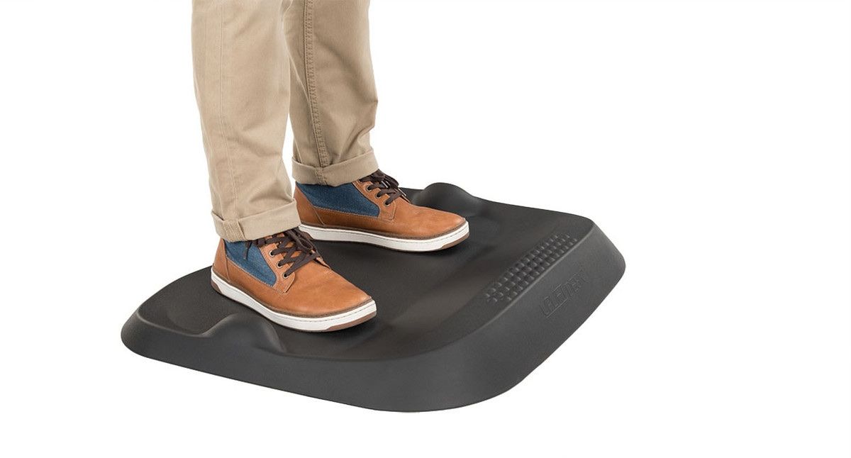 UPLIFT Desk Ergonomic Standing Desk Mat – 32" x 20" Black Anti-Fatigue Pad