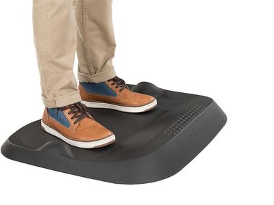 UPLIFT Desk Ergonomic Standing Desk Mat – 32" x 20" Black Anti-Fatigue Pad