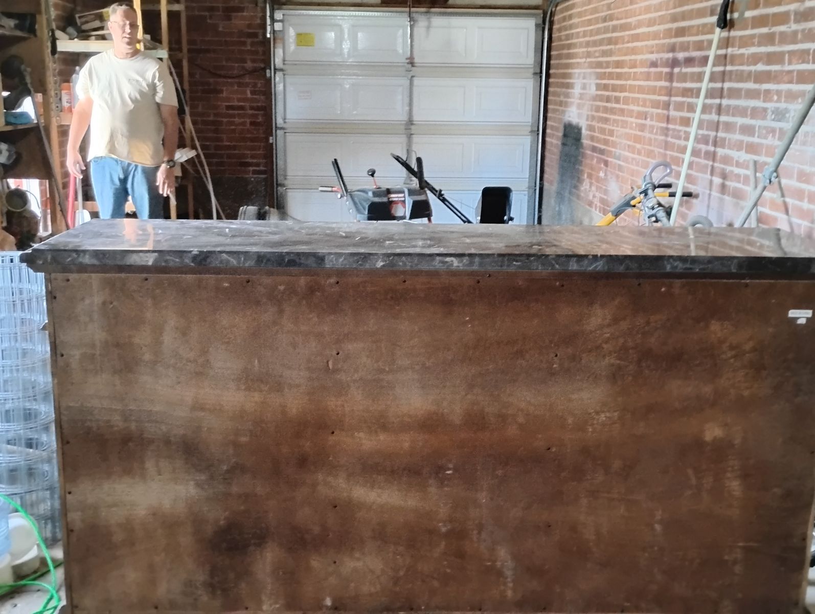 Marble furniture of a dresser