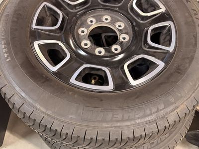 OEM Ford F-350 LT275/65R20 Wheels & (2) Used Tires (2022 Model)
