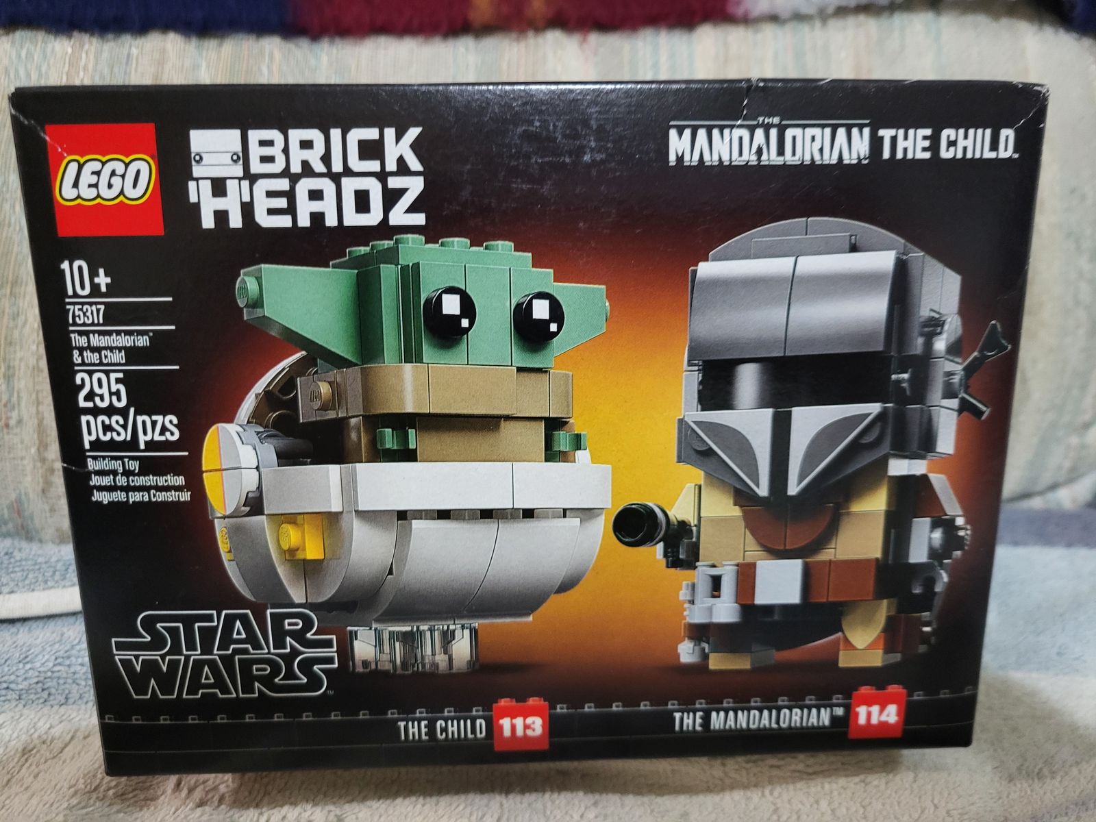 LEGO STAR WARS BRICK HEADZ   MANDALORIAN AND CHILD   2020 ISSUE