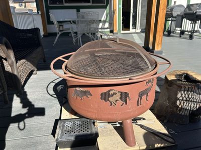 Patina Products Wildlife Fire Pit 32"D