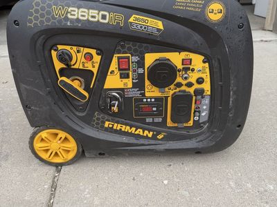 FIRMAN W3650iR 3650W/3300W Inverter Generator - Parallel Capable
