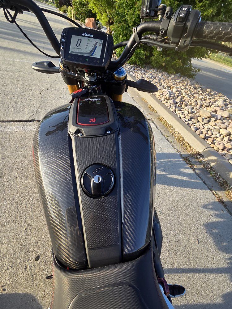 Indian FTR 1200 Carbon Motorcycle -  Akrapovic Exhaust