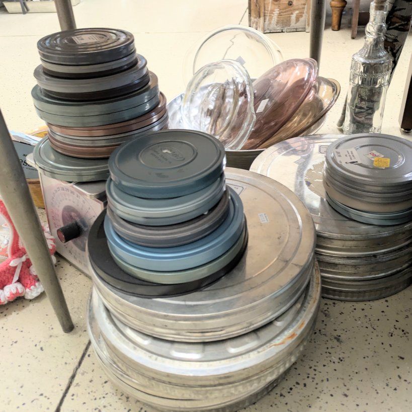 Vintage Metal Storage Cases and Film Canisters Assortment