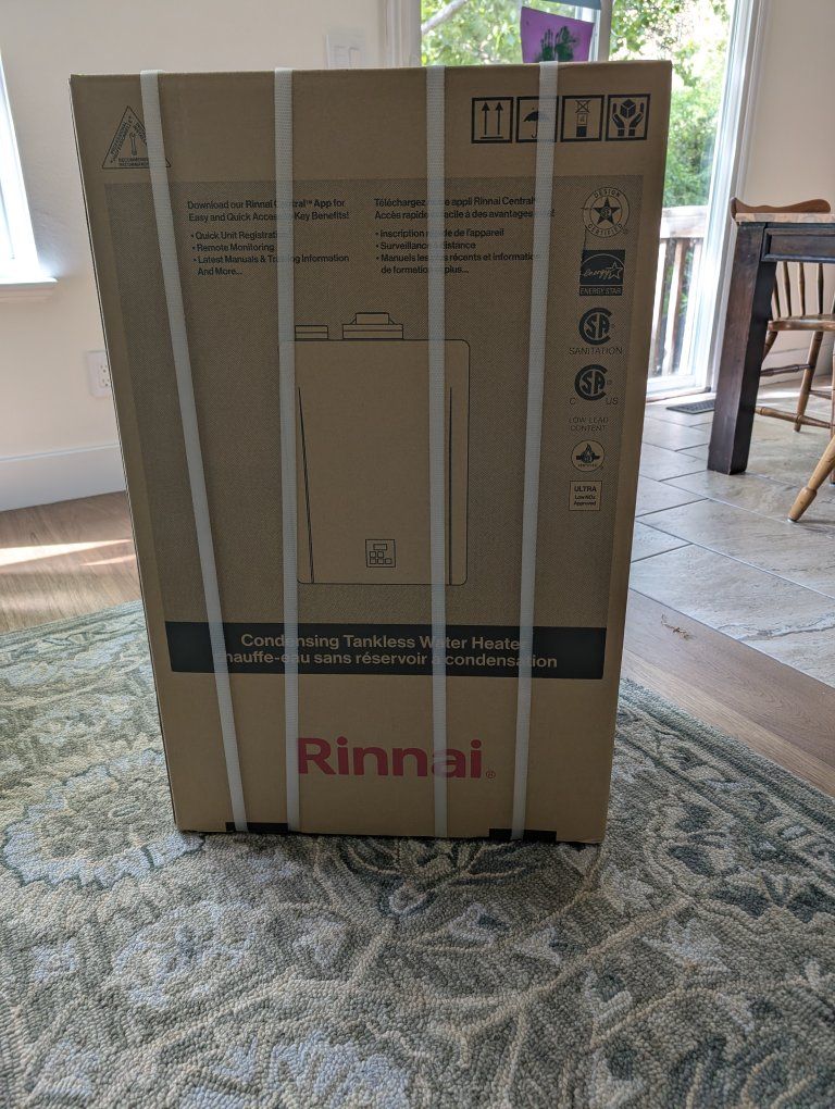 New/Unopened Rinnai RXP199iN Tankless Water Heater