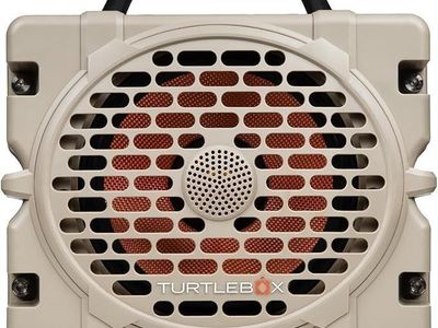 Turtlebox Grande Outdoor Portable Bluetooth 5.4 Speaker – Tan (New Open Box)