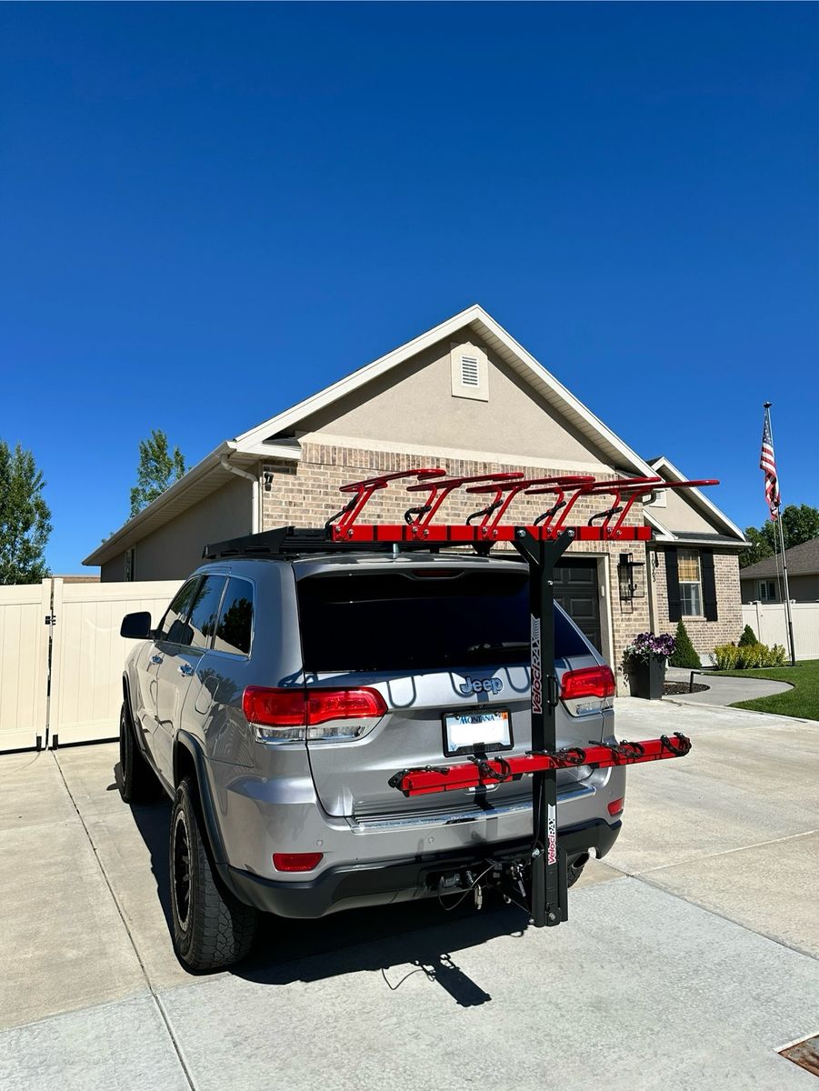 Velocirax 5 Bike Hitch Rack with All Options and Accessories
