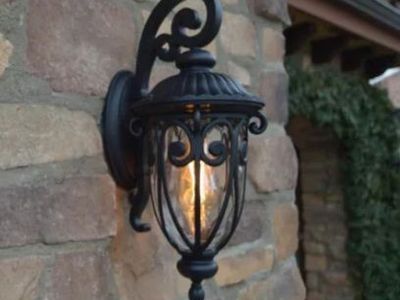 Outdoor Carriage Light Wall Sconce Larger AA Warehousing Hailee model