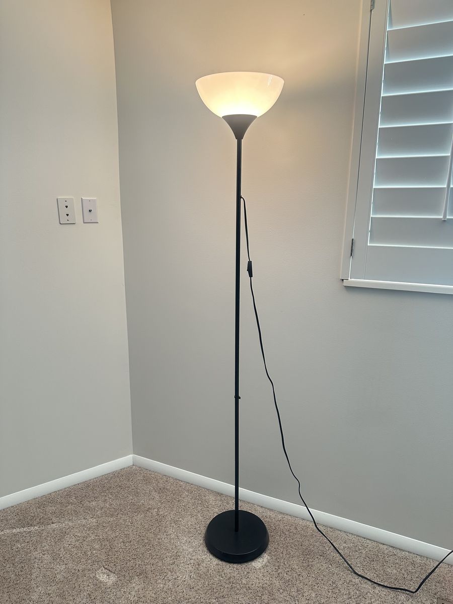 Tall Black Lamp