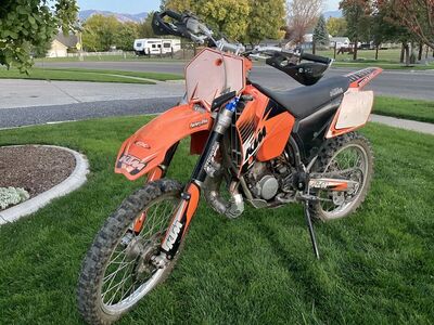 2003 KTM 200SX Dirt Bike Motorcycle