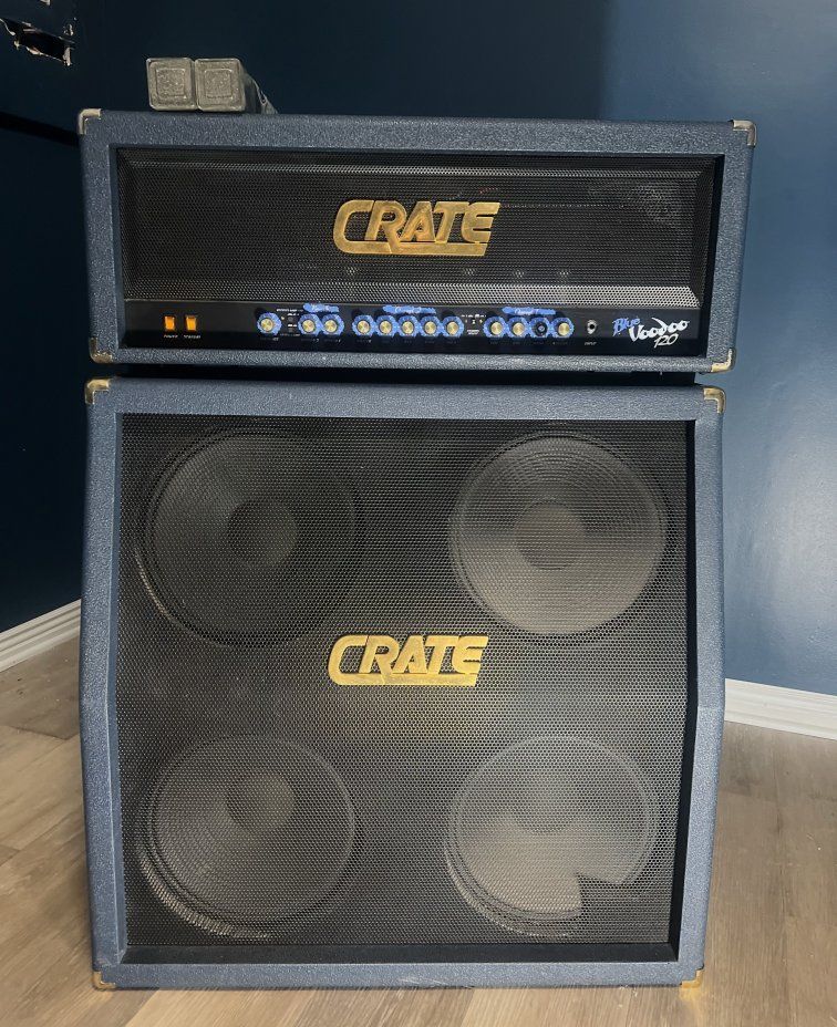 Blue Voodoo 120 Head and Cab Set