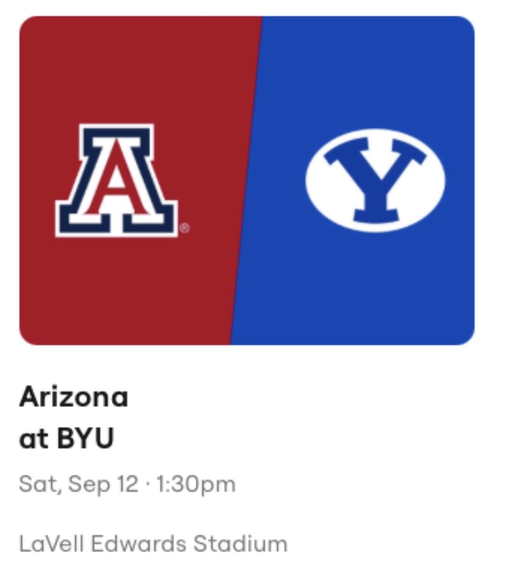 Arizona at BYU Tickets - 4 tickets