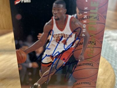 Michael Finley Autograph 1995 Rookie Certified Coa