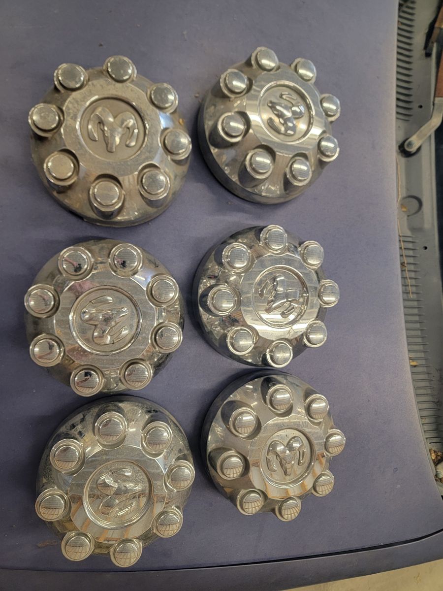 6 DODGE RAM HUB CAPS