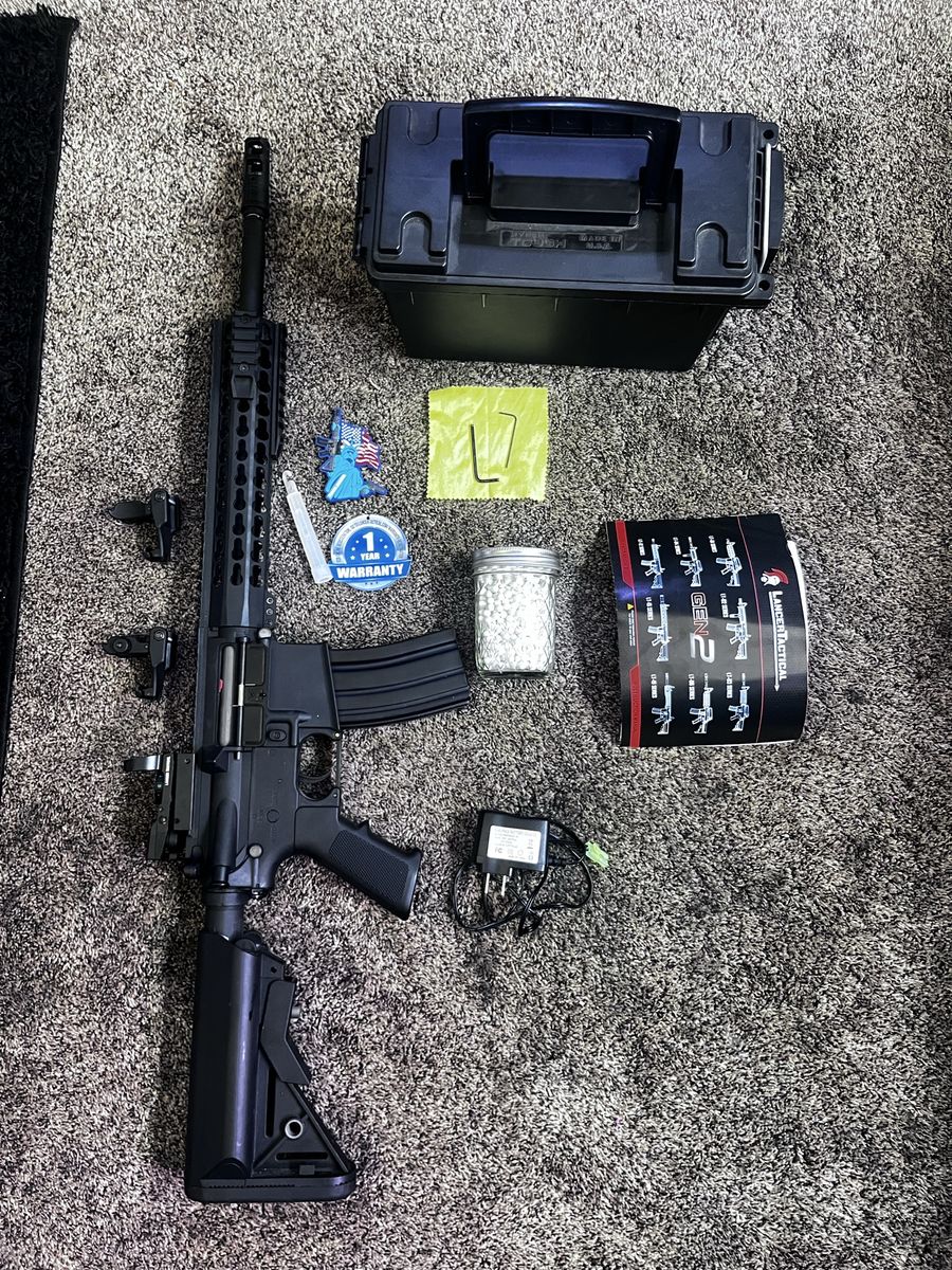 Lancer tactical gen 4 airsoft rifle gun