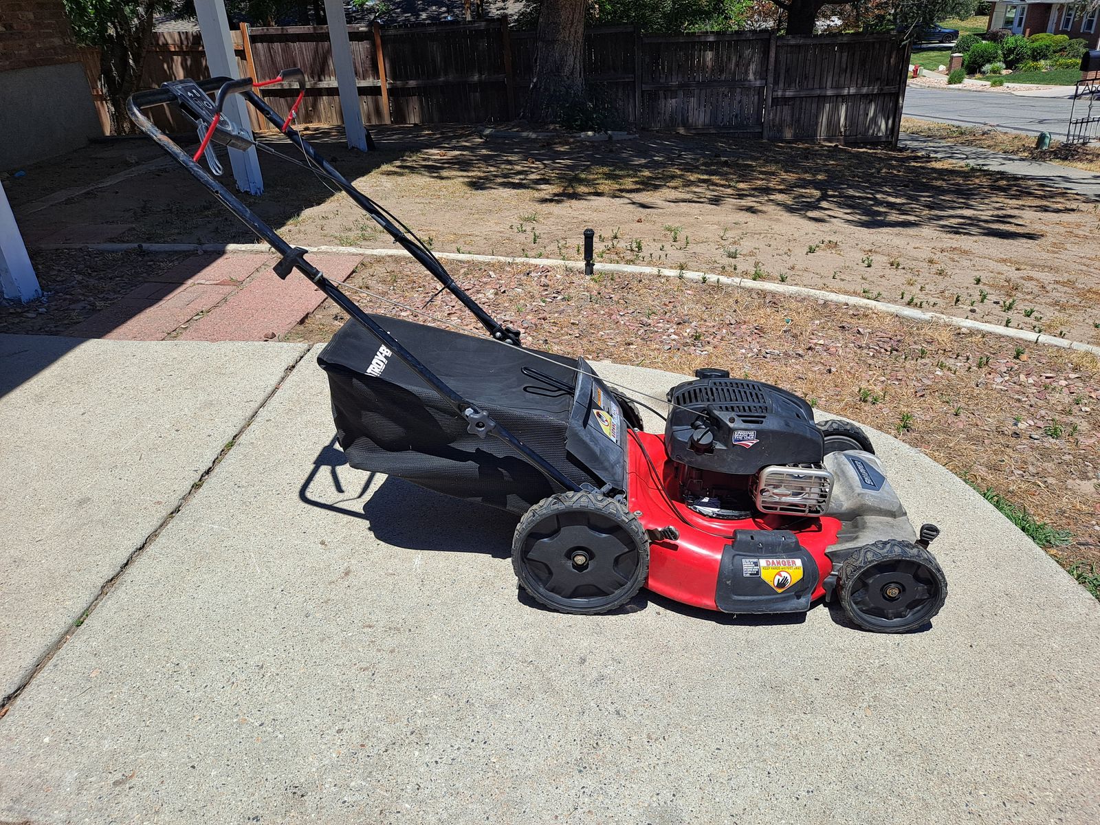 Snapper self propelled bagged mower, new tune up