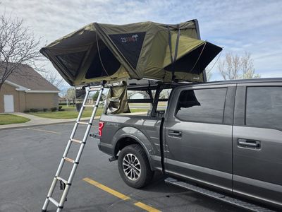 23zero rooftop tent and bed rack