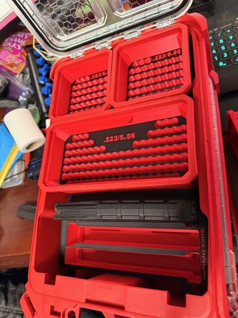 Milwaukee 223/556 Ammo and Magazine Packout inserts