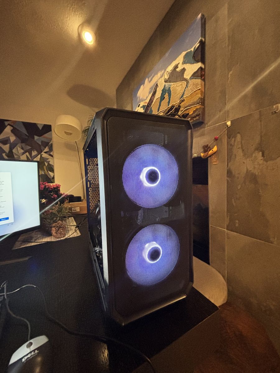 Custom LED Gaming Setup