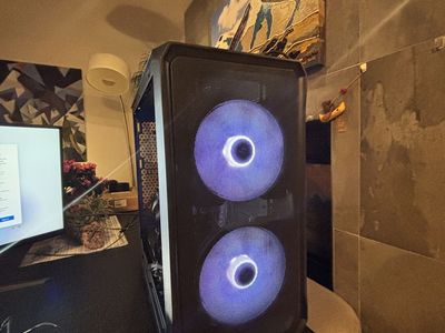 Custom LED Gaming Setup