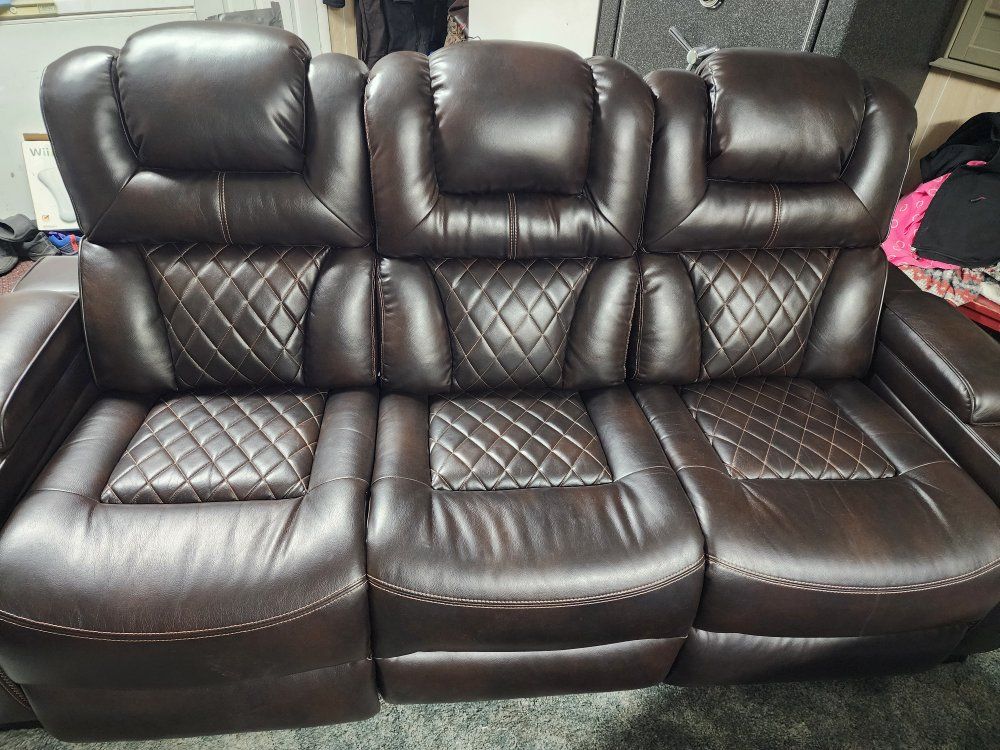 leather couch