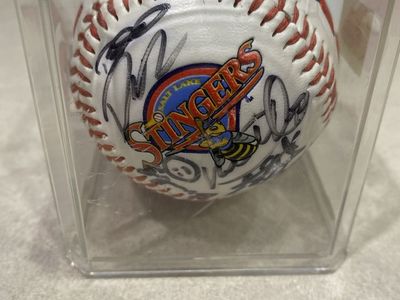 Stingers signed baseball