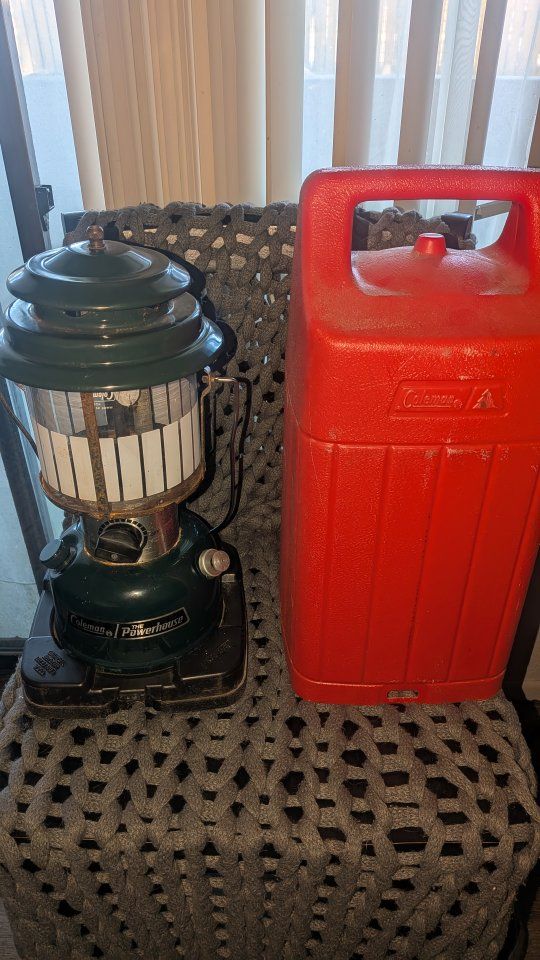 Coleman Powerhouse white has lantern $30