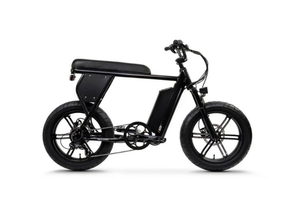 CityScrambler Electric Minibike - Powerful Urban E-bike w/ Bafang Motor & Shimano Gearing plus 2 helmets