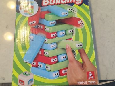 Bugs Building Stacking Family Game by Maple Toys - Ages 3+