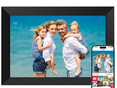 Frameo Smart WiFi Digital Picture Frame Black Photo Video Sharing