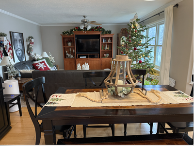 Great Dining Table with Matching Bench