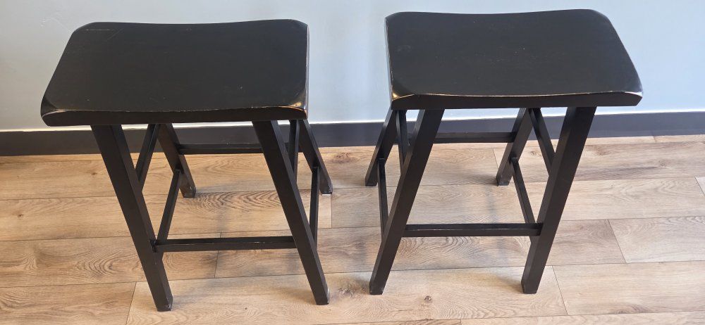 Bar Stools - Saddle Seat Design - Used