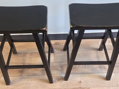 Bar Stools - Saddle Seat Design - Used