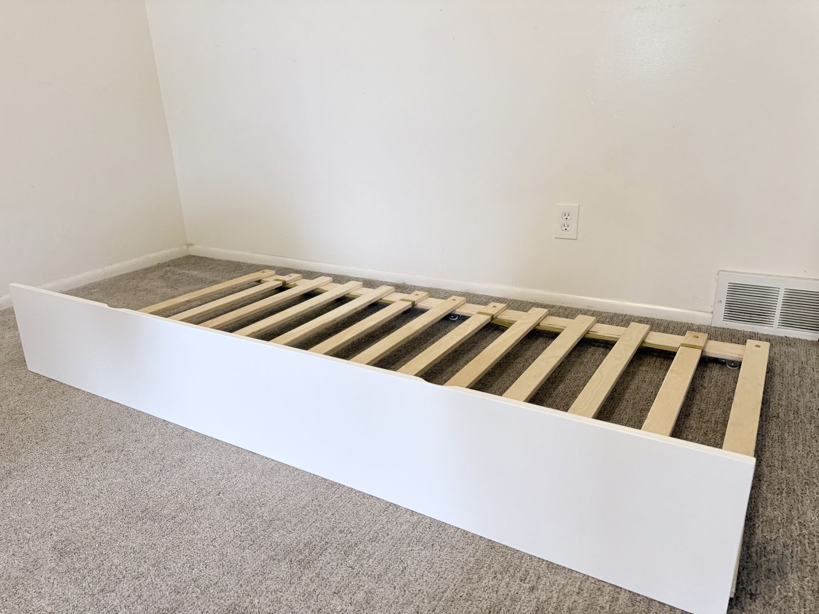 Roll out twin bed