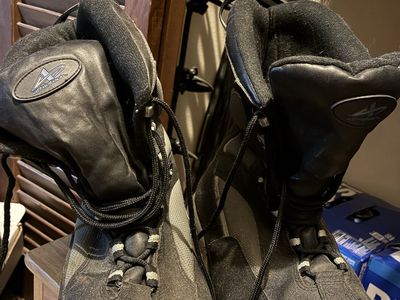 Athletech Black and Gray Snow Boots Winter Outdoor Footwear size 12