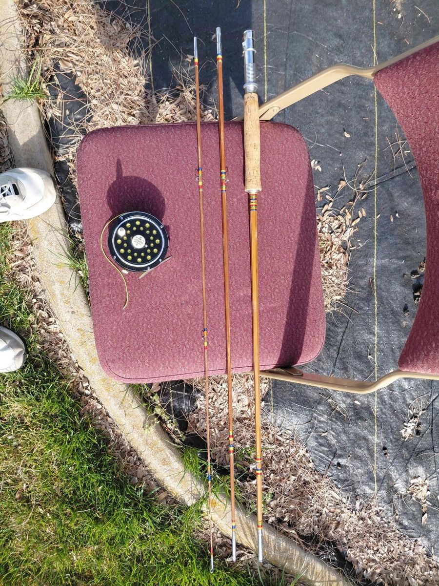 Bamboo Fly Rod Like New Condition Straight Nice Action See in Picture $130.00 cash 385-414-9627