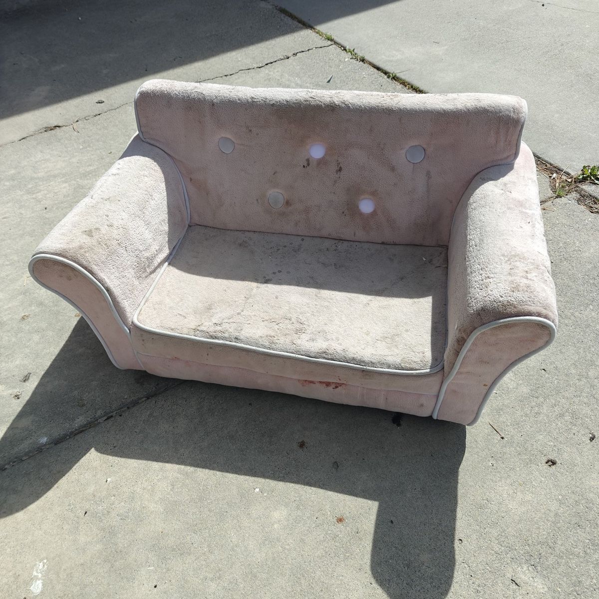 FREE Girls Mini Pink Kids Couch