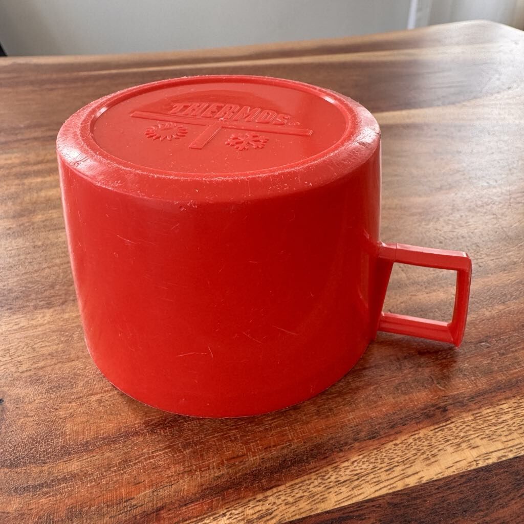 Vintage Thermos King Seeley Replacement Cup - Red - #22A63