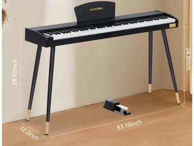 88 Keys Digital Piano,Full-size semi weighted key,