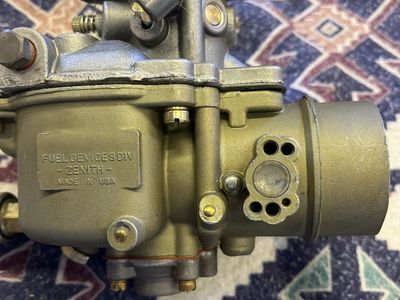 Zenith Fuel Devices Carburetor Made in USA - Vintage Auto Part, Excellent Condition