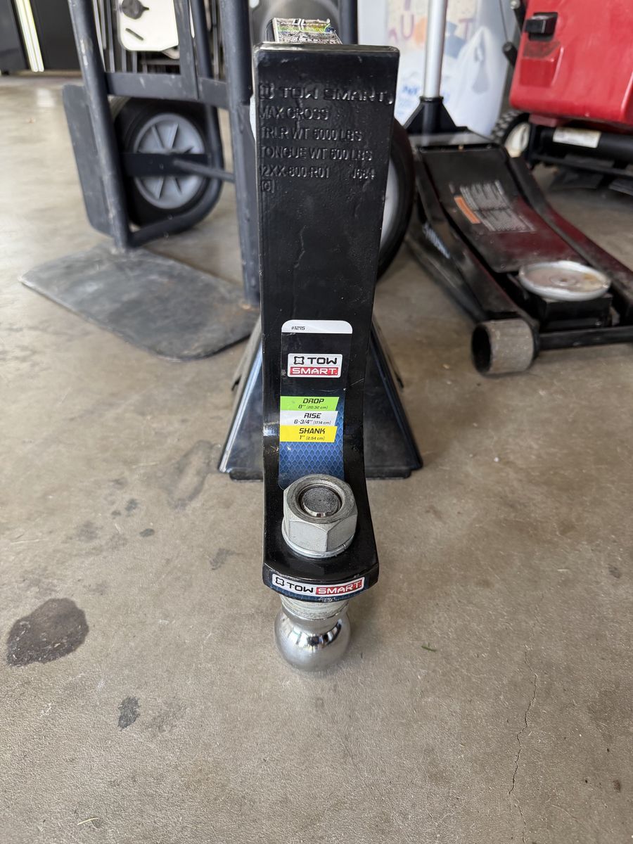 Tow Smart Class II Hitch Mount with 2-Inch Ball - 5000lbs Max Gross, 500lbs Tongue Weight