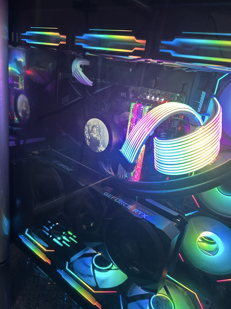 Custom Gaming Desktop PC - NVIDIA GeForce RTX Graphics - 3070 ti intel i7 9700k 64gb ram 2tb storage