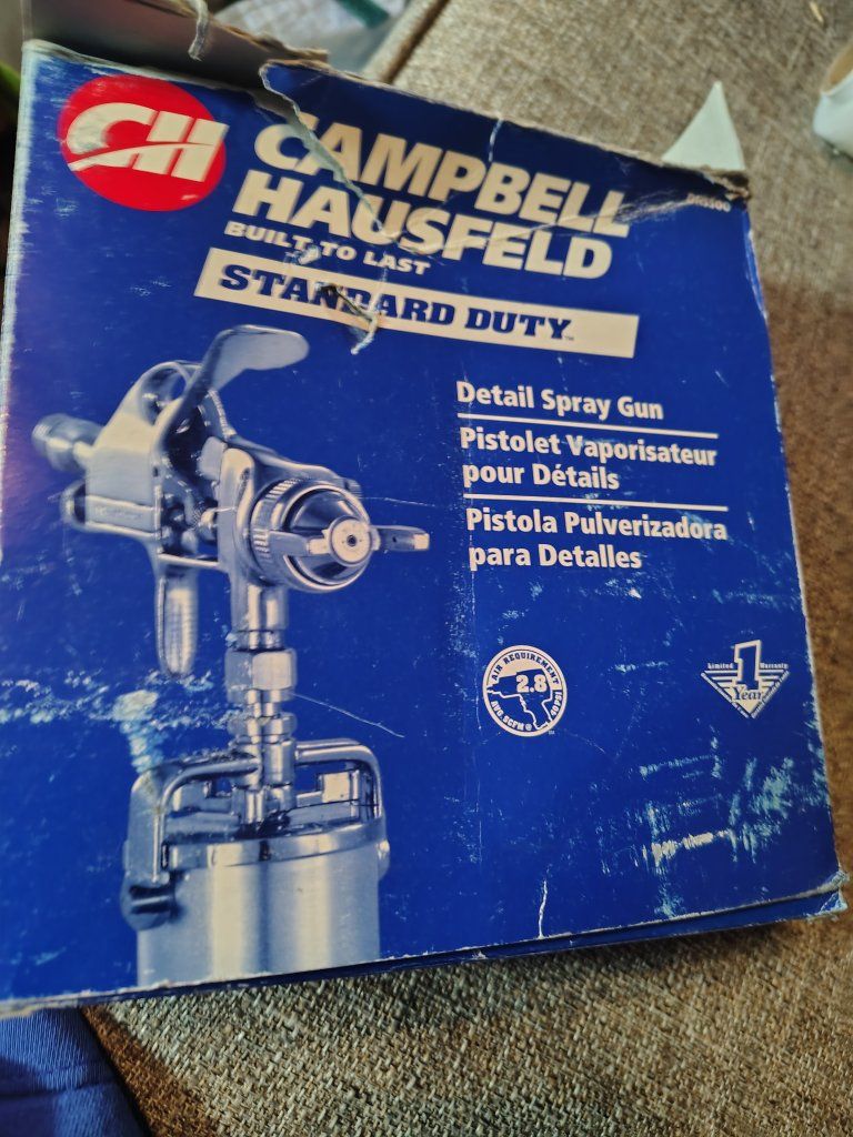 Campbell Hausfeld Standard Duty DH550000AV Detail Spray Gun - New in Box