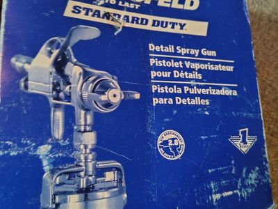 Campbell Hausfeld Standard Duty DH550000AV Detail Spray Gun - New in Box