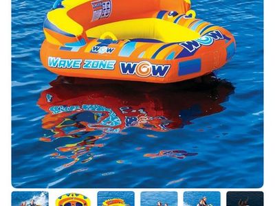 WOW Sports Wave Zone 2-Person Inflatable Towable Tube