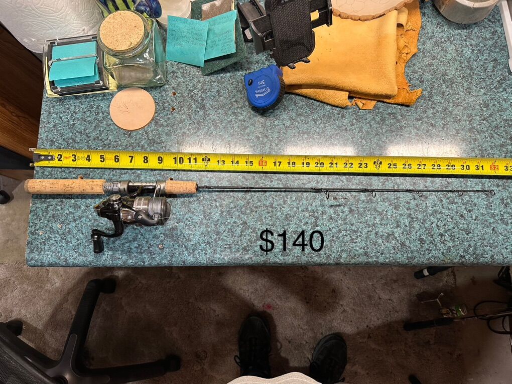 31 HAAT ice Signature Series And Shimano Reel