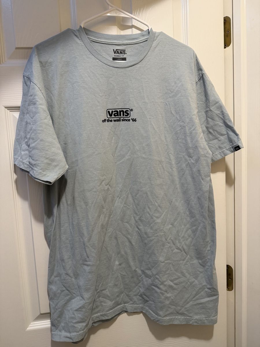 Vans Men's Large Blue "Off the Wall Since '66" Short Sleeve T-Shirt