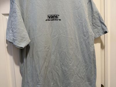Vans Men's Large Blue "Off the Wall Since '66" Short Sleeve T-Shirt