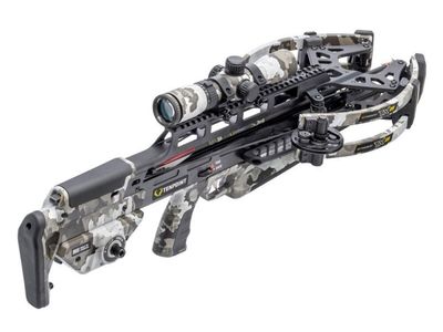 TenPoint TX 28 Vektra Camo crossbow package with bolts and Rangemaster 100 scope